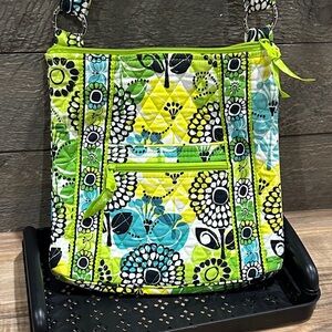 Vera Bradley Lime's Up Pattern Original Hipster Crossbody Bag Designer NWOT